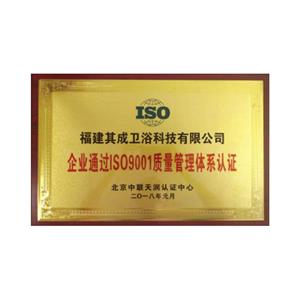 ISO9001質(zhì)量管理體系認(rèn)證